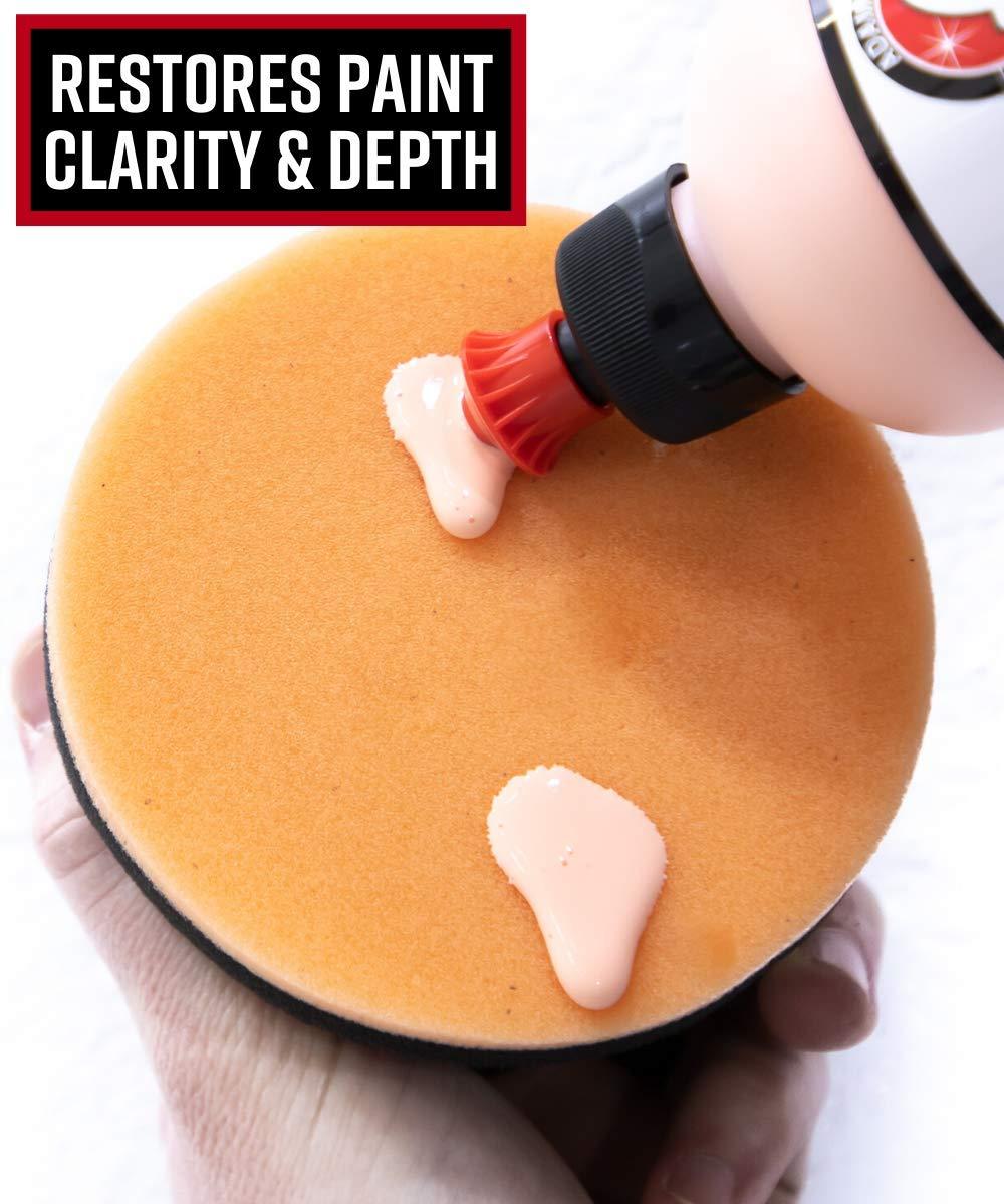 imageAdams Polishes Car Scratch ampamp Swirl Remover Hand Correction System  Remove ampamp Restore Paint Transfer Minor Imperfections ampamp Oxidation  Paired with Orange Compound Correction Pad Applicator 4oz4 fl oz Bundle