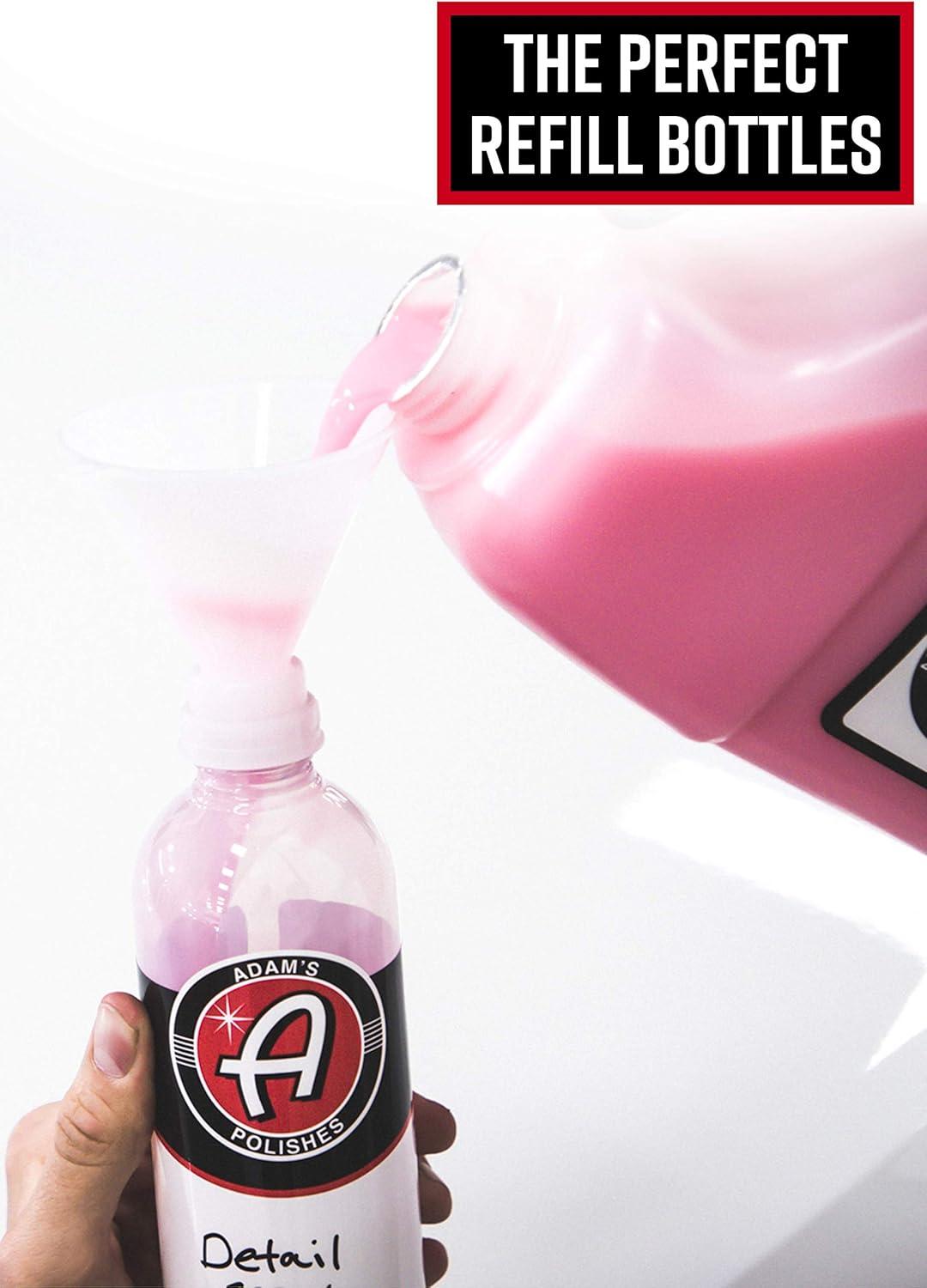 imageAdams Polishes Empty Labelled Bottle 16 oz 3 Pack  Heavy Duty Chemical Resistant Bottle and Sprayer  Perfect for Gallon Refills