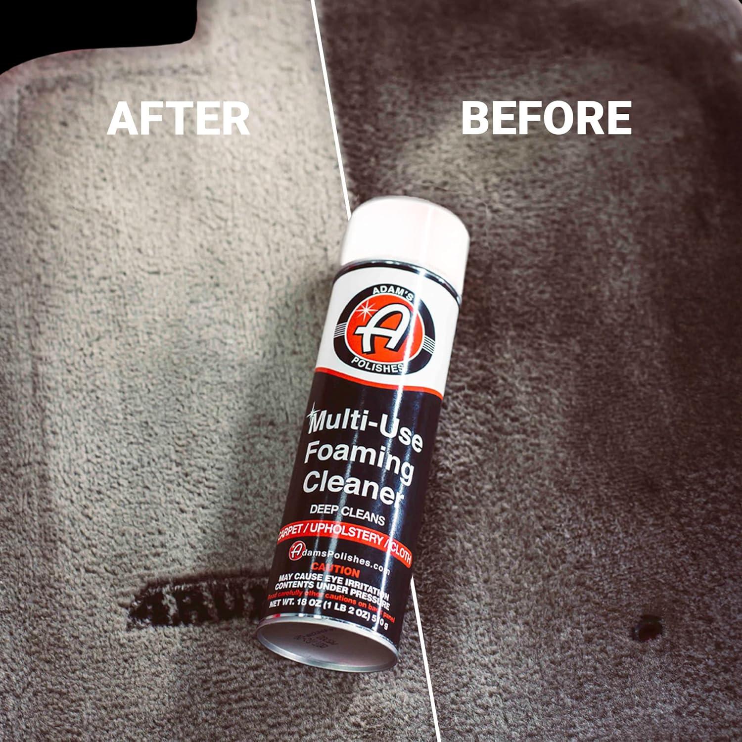 imageAdams Polishes MultiUse Foaming Cleaner  Foaming Formula for Simple and Fast Cleaning  Safe on Carpet Cloth and Velour 18 oz18 Ounce Pack of 1