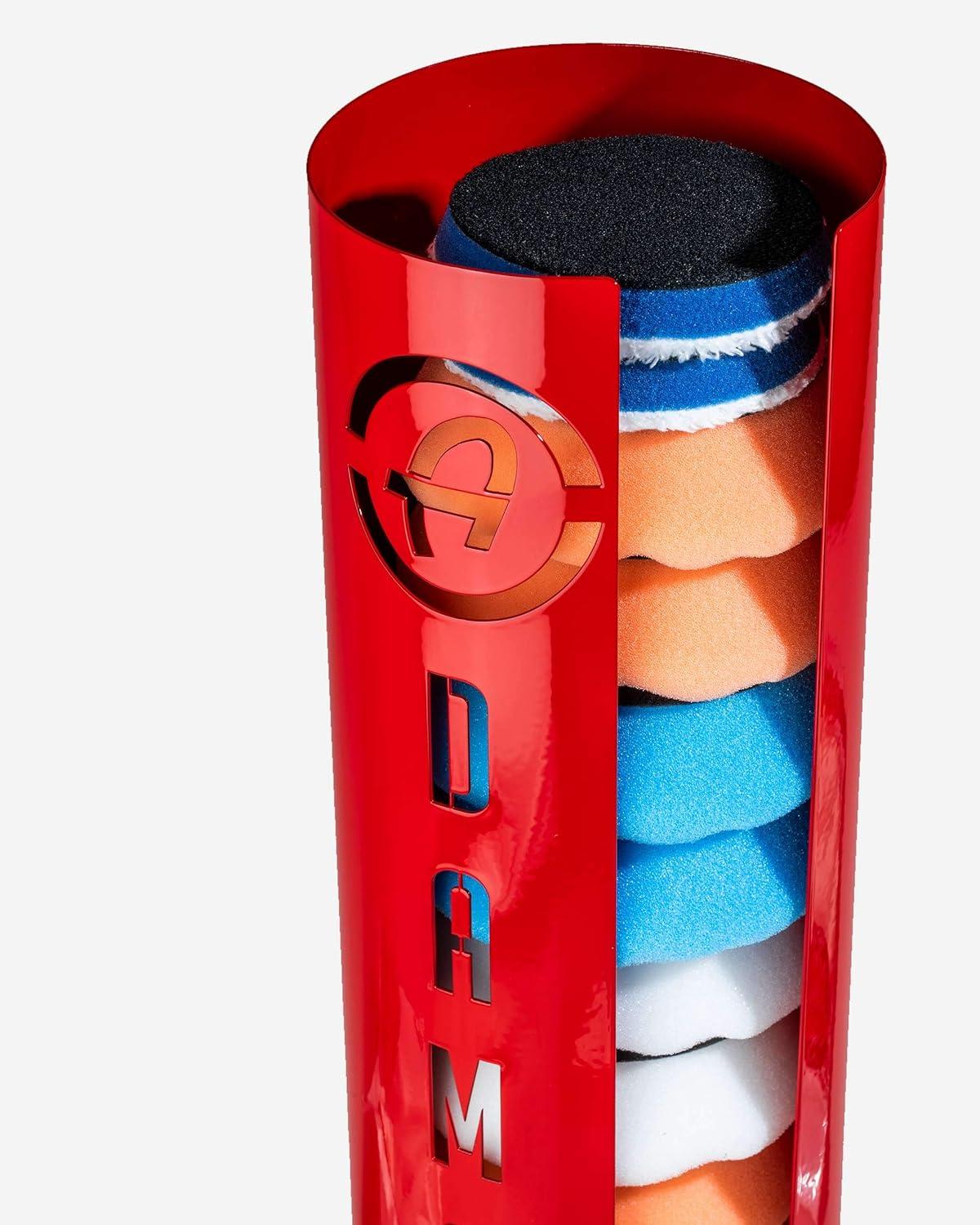 imageAdams Polishes Polishing Pads Dispenser Thick Gauge Steel Construction  Durable All Metal System Safely Stores All Your Pads for Polishing 4 Dispenser4 Dispenser