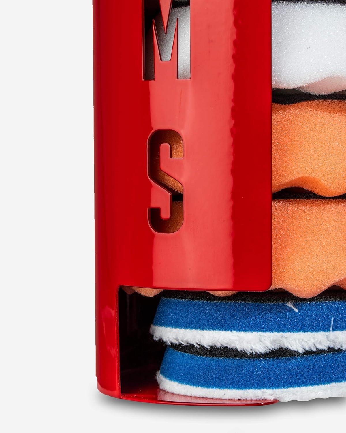 imageAdams Polishes Polishing Pads Dispenser Thick Gauge Steel Construction  Durable All Metal System Safely Stores All Your Pads for Polishing 4 Dispenser4 Dispenser