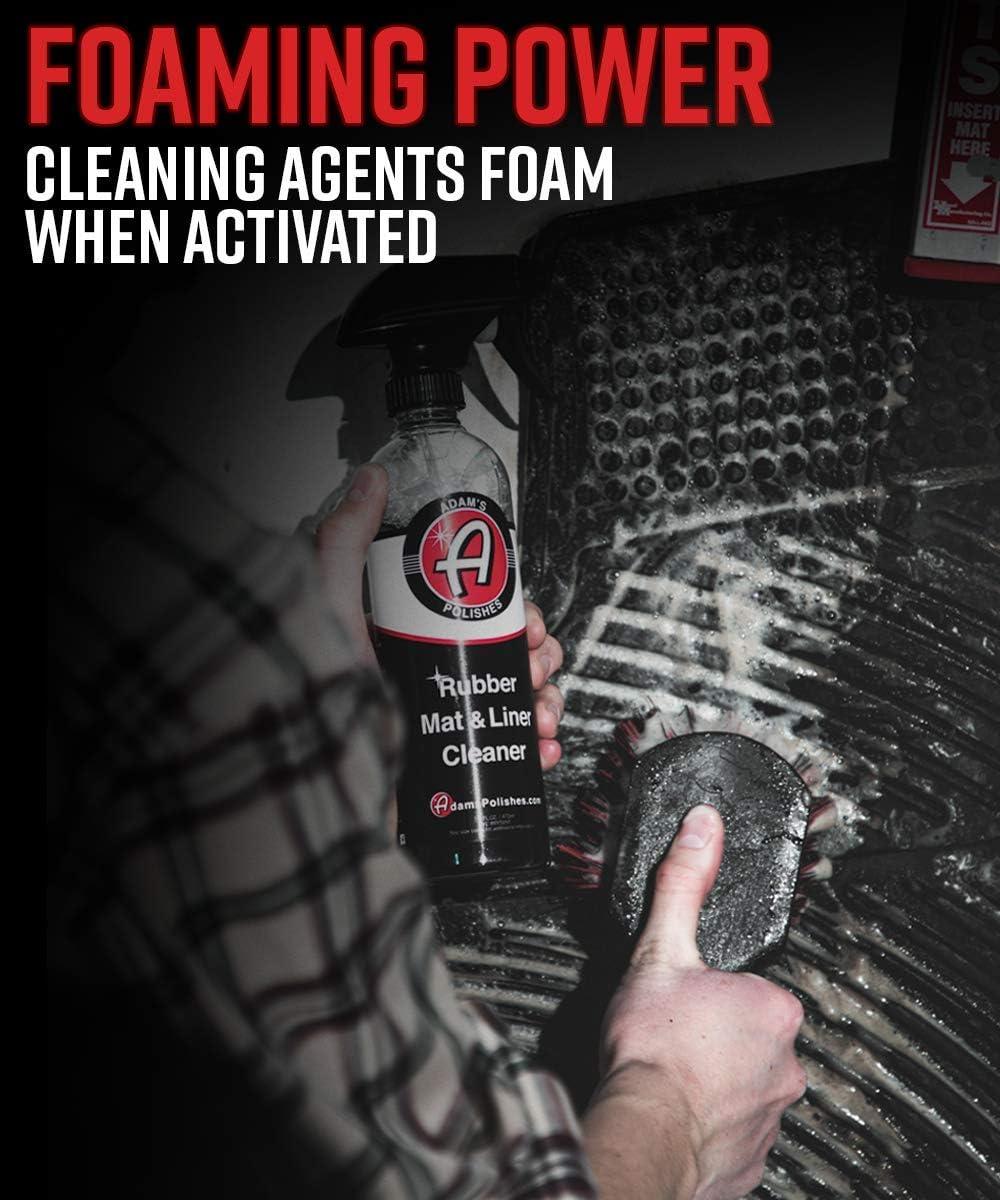 imageAdams Polishes Rubber Mat ampamp Liner Cleaner Bundle  Protectant ampamp Rubber Floor Mat Cleaning Solution for Car Detailing  Deep Cleans ampamp Restores Mats Truck Bed Cargo Liners Trunk Mat Accessories