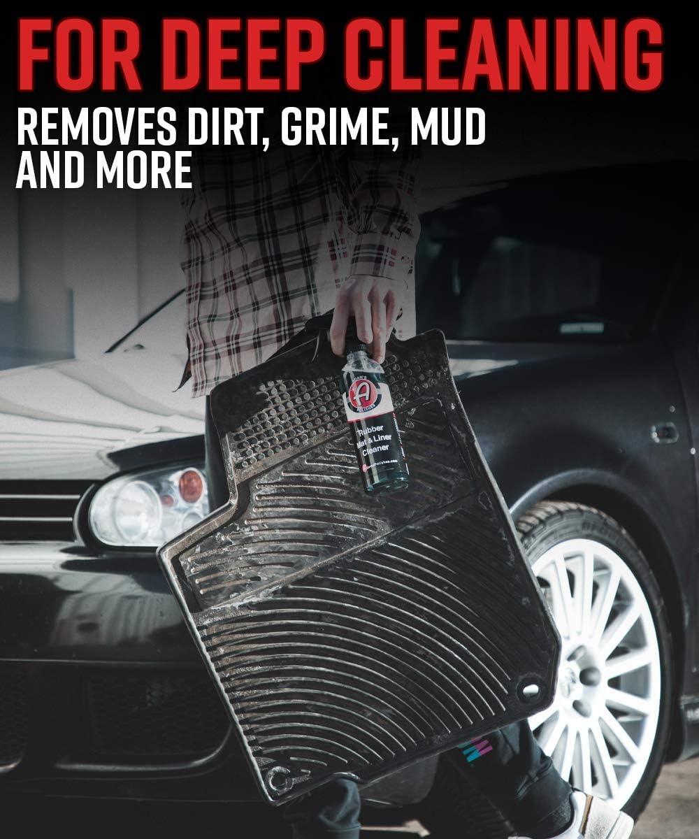 imageAdams Polishes Rubber Mat ampamp Liner Cleaner Bundle  Protectant ampamp Rubber Floor Mat Cleaning Solution for Car Detailing  Deep Cleans ampamp Restores Mats Truck Bed Cargo Liners Trunk Mat Accessories