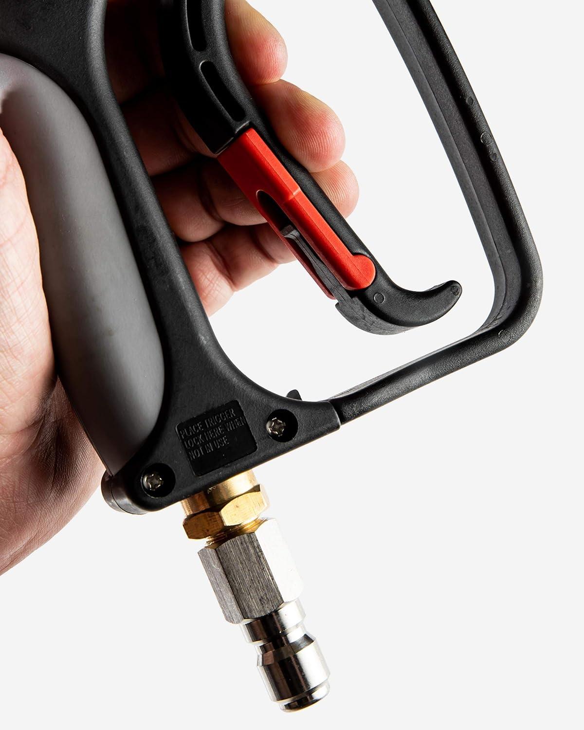 imageAdams Polishes Standard Pressure Washer Snub Nose Trigger Nozzle  Stainless Steel ampamp Brass Construction Premium Quality  Quick Disconnect Fittings Professional Detailing Supplies ampamp Accessories