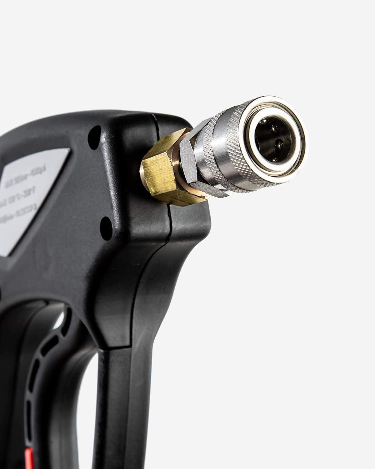 imageAdams Polishes Standard Pressure Washer Snub Nose Trigger Nozzle  Stainless Steel ampamp Brass Construction Premium Quality  Quick Disconnect Fittings Professional Detailing Supplies ampamp Accessories