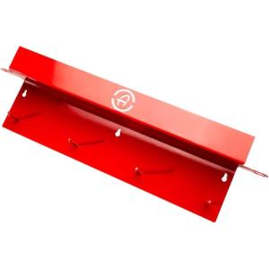 Adam’s Polishes Brush Holder All Purpose Garage Shelf – Thick Gauge Steel Construction – Durable, All Metal System Safely Stores Your Detailing Brushes & Tools