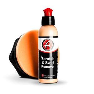 Adam’s Polishes Car Scratch & Swirl Remover Hand Correction System | Remove & Restore Paint Transfer, Minor Imperfections, & Oxidation | Paired with Orange Compound Correction Pad Applicator (4oz)(4 fl. oz Bundle)