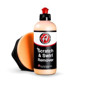 Adam’s Polishes Car Scratch & Swirl Remover Hand Correction System | Remove & Restore Paint Transfer, Minor Imperfections, & Oxidation | Paired with Orange Compound Correction Pad Applicator (4oz)(12 fl. oz)