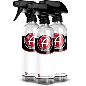 Adam’s Polishes Empty Labelled Bottle (16 oz (3 Pack)) – Heavy Duty, Chemical Resistant Bottle and Sprayer – Perfect for Gallon Refills