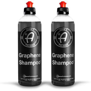 Adam’s Polishes Graphene Shampoo – Ceramic Coating Infused Car Wash Soap – Powerful Cleaner & Protection – pH Neutral, High Suds For Foam Cannon, Foam Gun, Or Detailing Bucket (2 Pack)(16 Fl Oz (Pack of 2))