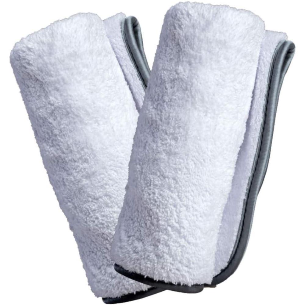 imageAdams Polishes Double Soft Microfiber Towel  Premium Quality Microfiber Polishing Towel with ScratchFree Satin Edge  Buff Away Polishes ampamp Car Wax with Ease2 Pack