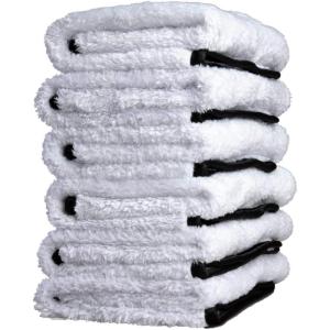 Adam’s Polishes Single Soft Microfiber Towel – Soft Enough for Even The Most Delicate Finishes – Buff Away Polishes & Car Wax with Ease (6 Pack)