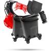 imageAdams Double Complete Premium Detailing Bucket  Car Wash Bucket with Grit Guard Seat Pad Organization Rack Drain Plug 2 Locking Wheels  Innovative Detail 5 Gallon Bucket Kit SystemDouble Bucket