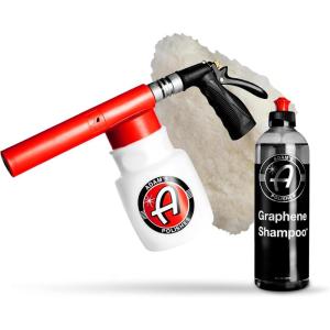 Adam’s Polishes Premium Foam Gun & Graphene Shampoo Bundle – Foam Gun for Garden Hose | Mix with Car Soap & Water & No Pressure Washer Required | Mega Suds Car Detailing & Car Cleaning Foam Sprayer
