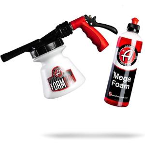 Adam’s Polishes Standard Foam Gun & Mega Foam Bundle – Car Wash & Car Cleaning Auto Detailing Tool Supplies | Car Wash Kit Soap Shampoo & Garden Hose for Thick Suds | No Pressure Washer Required