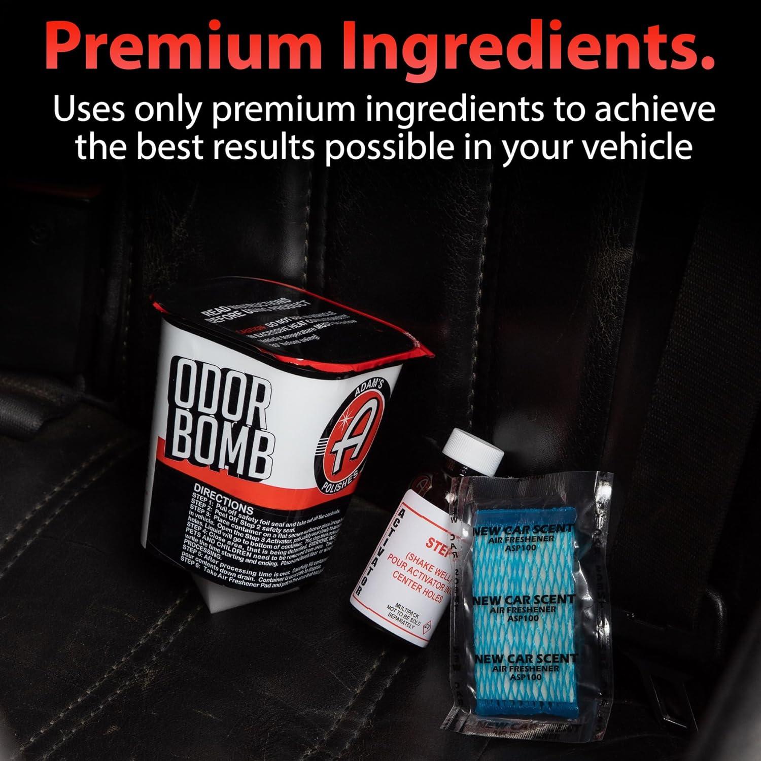 imageAdams Polishes Odor Bomb Odor Neutralizer for Car and Home Fights Bad Odors Eco Friendly Pet Safe Long Lasting Works on All Odors
