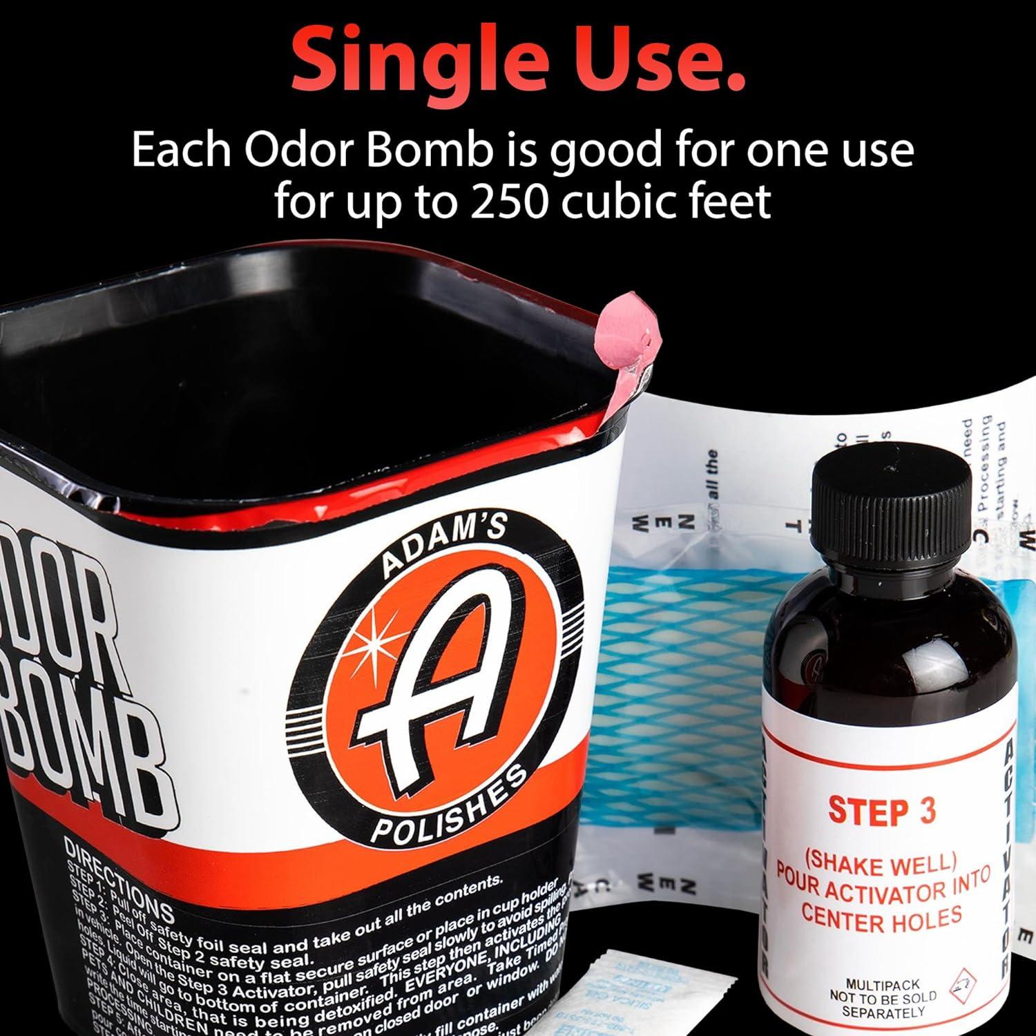 imageAdams Polishes Odor Bomb Odor Neutralizer for Car and Home Fights Bad Odors Eco Friendly Pet Safe Long Lasting Works on All Odors