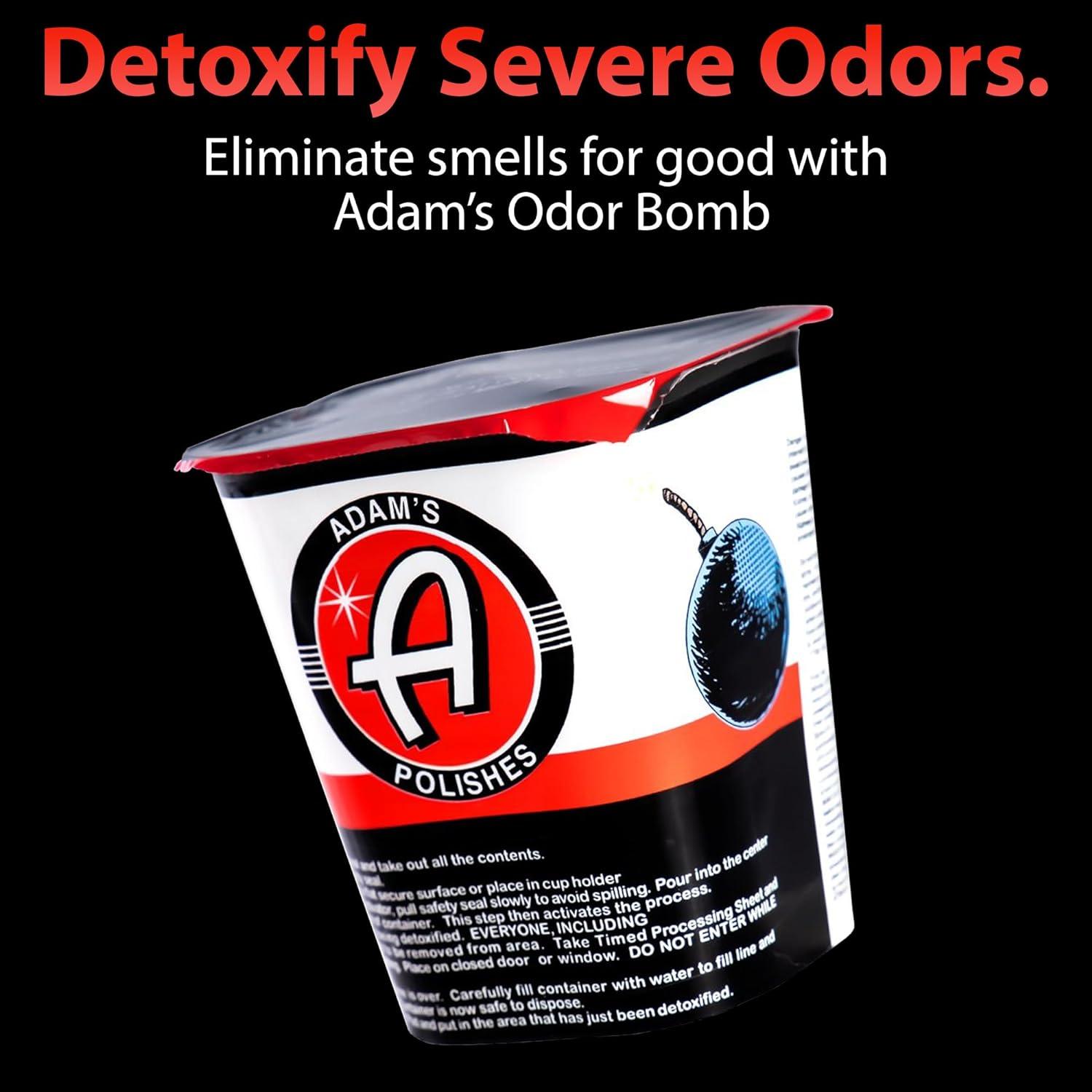 imageAdams Polishes Odor Bomb Odor Neutralizer for Car and Home Fights Bad Odors Eco Friendly Pet Safe Long Lasting Works on All Odors
