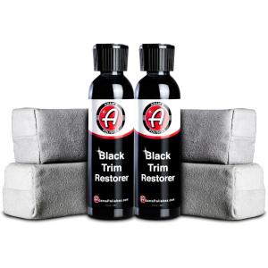 Adam’s Polishes Black Trim Restorer (4 oz with Applicator) – Restores Plastic Trim to a Rich, Black Color with a Factory New Appearance, Lasts Several Months Per Treatment(1.98 Fl Oz (Pack of 6))
