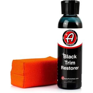 Adam’s Polishes Black Trim Restorer (4 oz with Applicator) – Restores Plastic Trim to a Rich, Black Color with a Factory New Appearance, Lasts Several Months Per Treatment(4 fl. oz With Applicator)