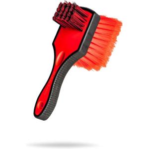 Adam’s Polishes Double Sided Car Detailing Brush Wheel Brush & Tire Brush for Wheel Cleaning | Soft, Durable Chemical Resistant Bristles Against The Harshest Wheel & Tire Cleaner
