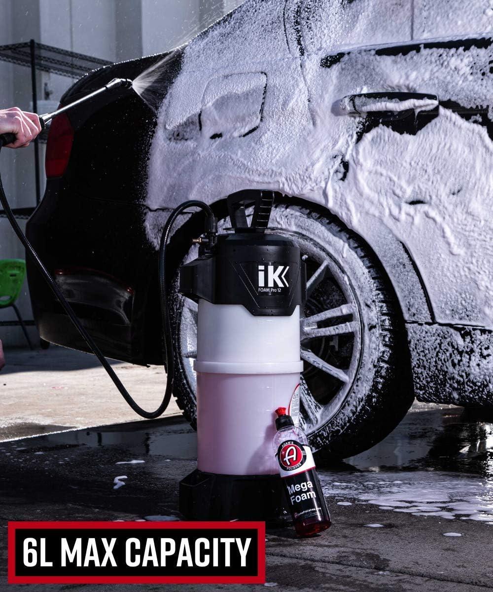 image:imageAdams Polishes IK Foaming Pump Sprayer 6 Liters Pressure Foam Sprayer Cleaning Kit Car Wash Detailing Fill with Car Wash Soap Wheel amp Tire Cleaner Rim Water Sprayer Lawn Garden Weeds