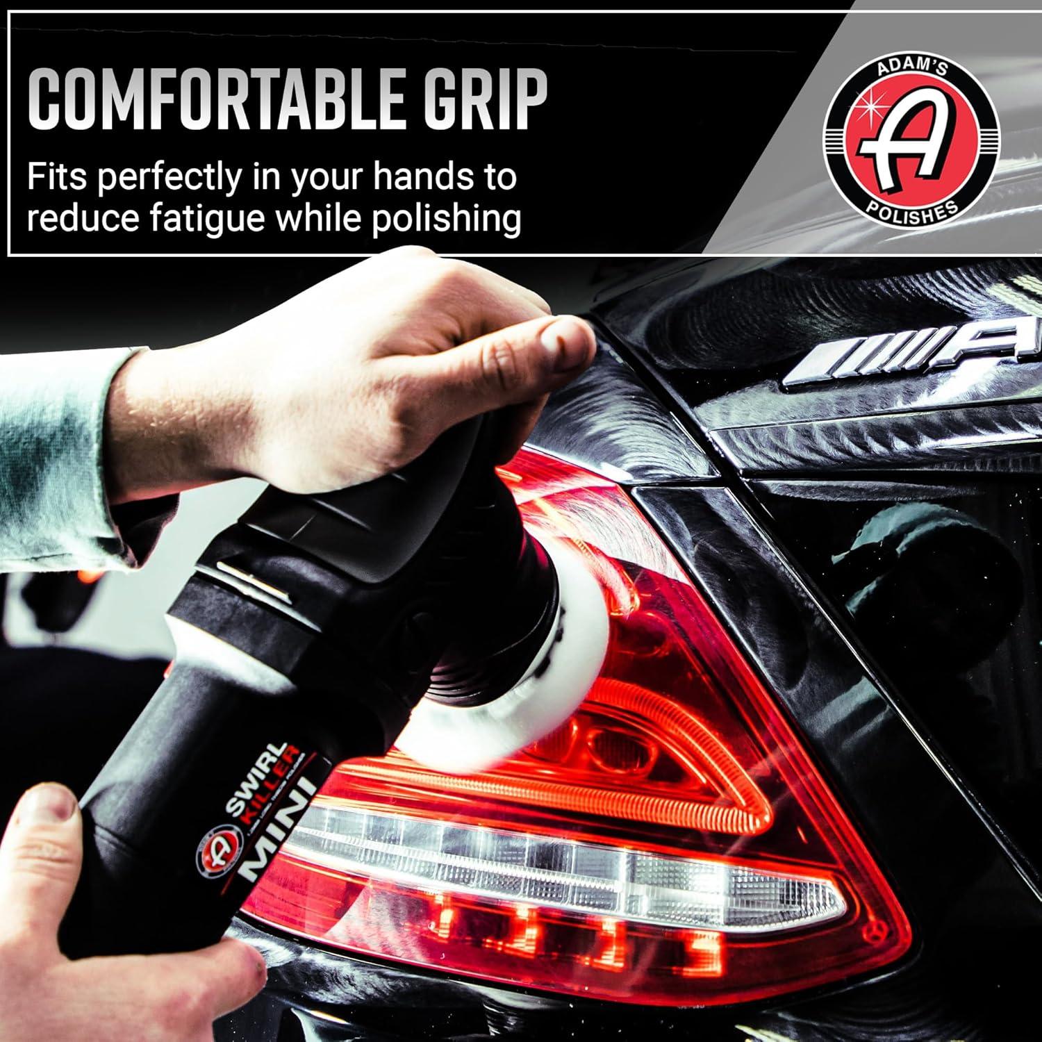 image:imageAdams Polishes Swirl Killer 12mm Polisher Kit 16 Item Orbital Polishing Paint Correcting Buffer Tool Car Scratch Remover Use Post Car Wash Clay Bar amp Pre Wax or Ceramic Coating