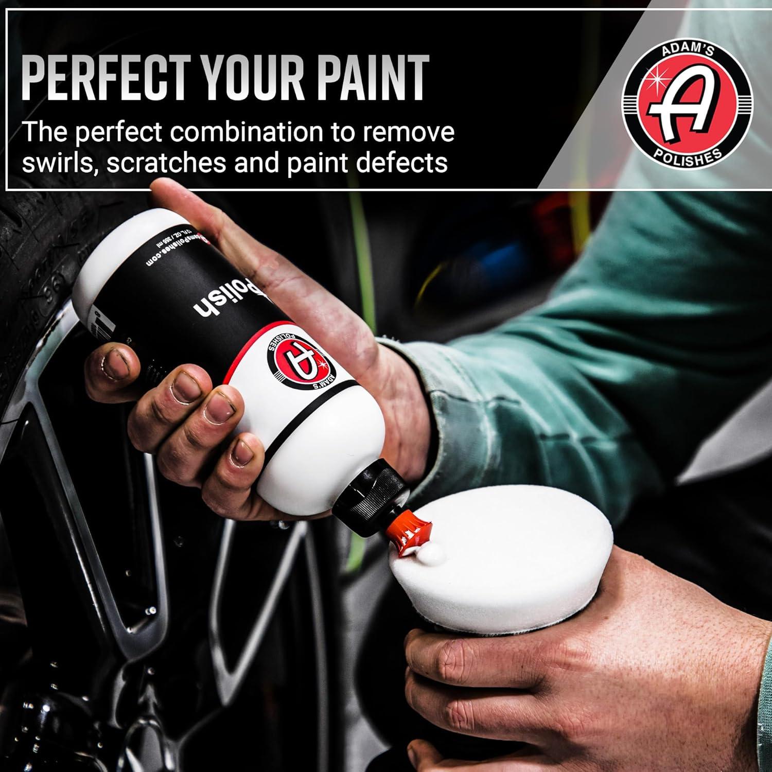 image:imageAdams Polishes Swirl Killer 12mm Polisher Kit 16 Item Orbital Polishing Paint Correcting Buffer Tool Car Scratch Remover Use Post Car Wash Clay Bar amp Pre Wax or Ceramic Coating