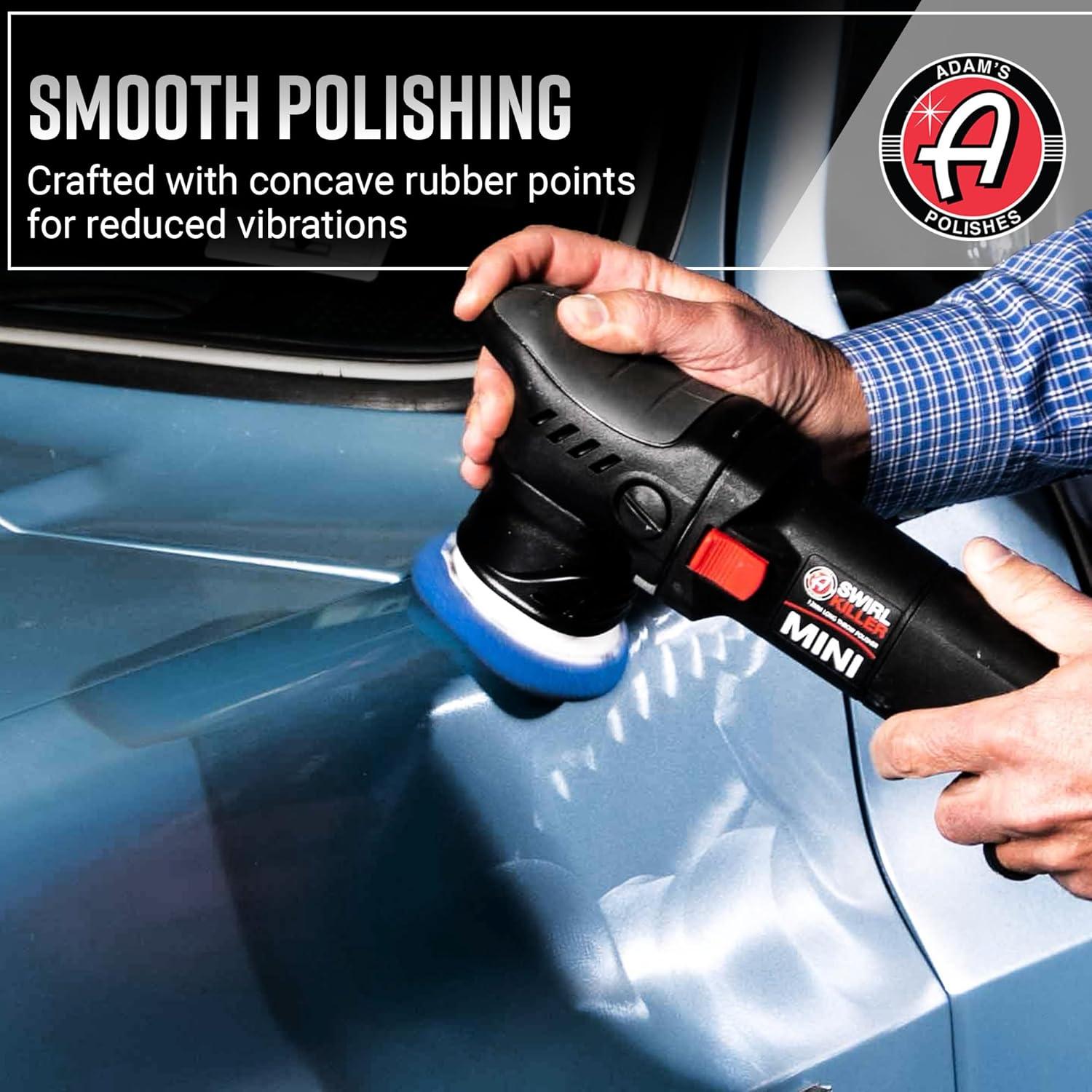 image:imageAdams Polishes Swirl Killer 12mm Polisher Kit 16 Item Orbital Polishing Paint Correcting Buffer Tool Car Scratch Remover Use Post Car Wash Clay Bar amp Pre Wax or Ceramic Coating