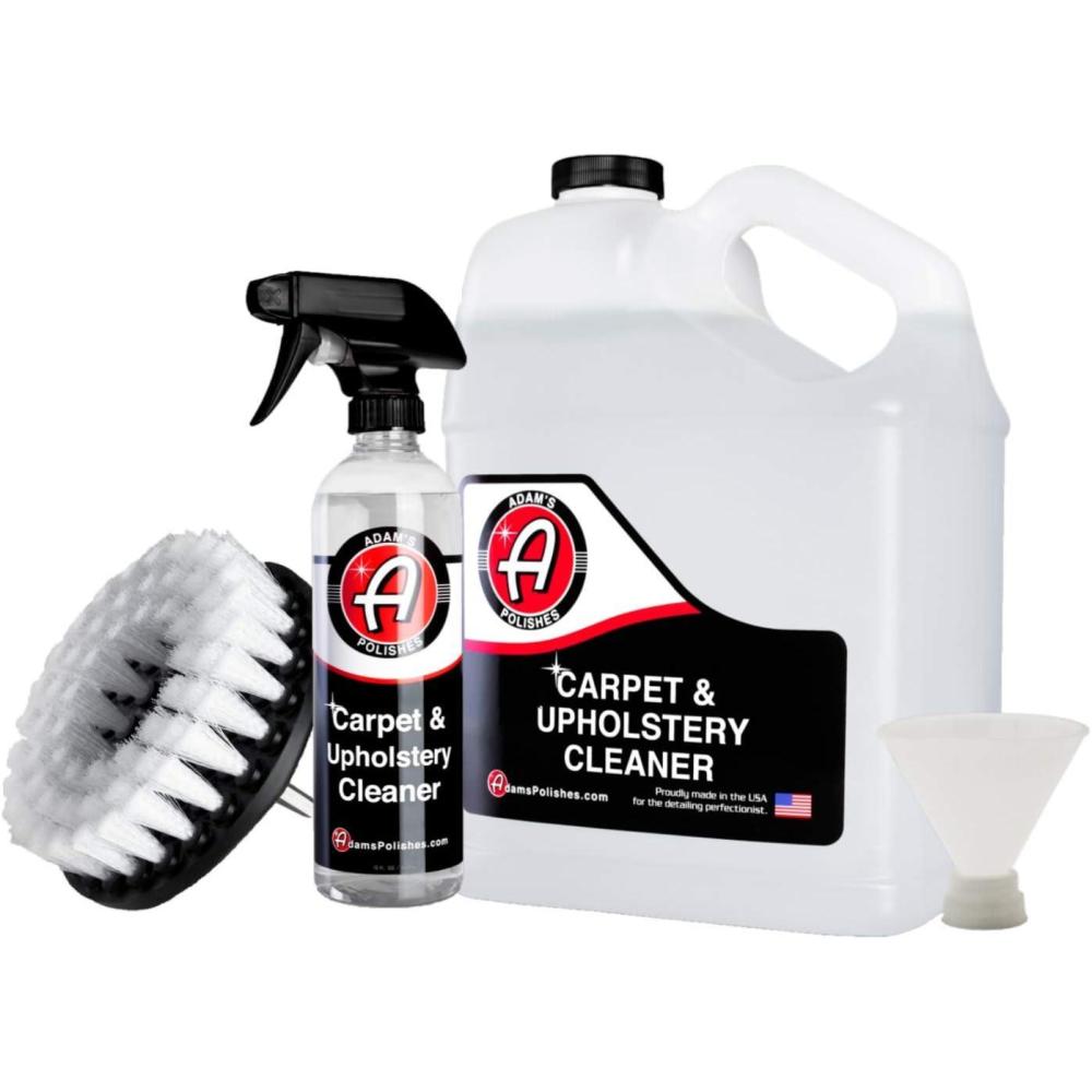 image:imageAdams Polishes Carpet Brush Total Refill Kit A Cleaning Tool Attachment For ScrubbingCleaning Carpet Upholstery Leather Seats amp Chairs Floor Mats Trunk Interior Boat RV amp Car Accessories1 Count Pack of 1
