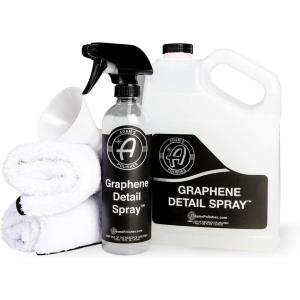 Adam’s Graphene Detail Spray Refill Kit – Extends Protection of Waxes, Sealants, & Coatings | Quick, Waterless Detailer For Car Detailing | Clay Bar, Drying Aid, Add Shine Gloss Ceramic Protection