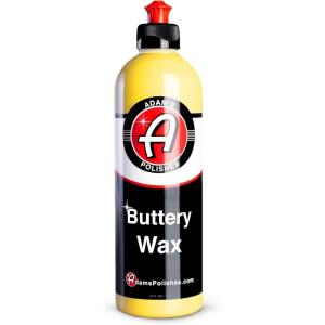 Adam’s Buttery Car Wax Kit – Pure Carnauba Wax For Car Detailing Liquid Wet Wax After Car Wash For Shine, Gloss, & Paint Protection – Use W/ Car Cleaning Kit On Car, Boat RV & Motorcycle(16 Fl Oz (Pack of 1))
