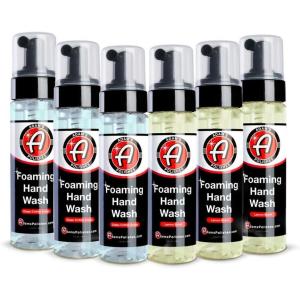 Adam’s Polishes Foaming Hand Wash 6oz (6 pack) – Alcohol Free USA Made Pump Hand Cleaning Disinfectant W/Benzalkonium Chloride, Aloe Vera & Apricot Kernel Oil | Gel Water Free Hand Soap Pump