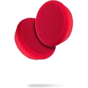 Adam’s Polishes Premium Polisher Pads – Expertly Designed Soft Foam Finishes & Glosses Better Than Ever 2 Pack – Color Coded to Match with Recommended Polishes or Compounds (3.5, White Polish Pad)(Red Wax & Sealant Pad)