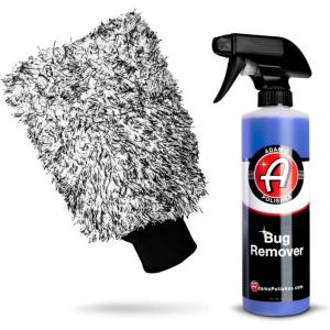 Adam’s Polishes Car Bug Remover Combo – Powerful Bug Remover For Car Detailing | All Purpose Spray Removes Bug & Tar From Plastic, Rubber, Metal, Chrome, Glass, RV, Boat, Motorcycle(8 Fl Oz (Pack of 2))