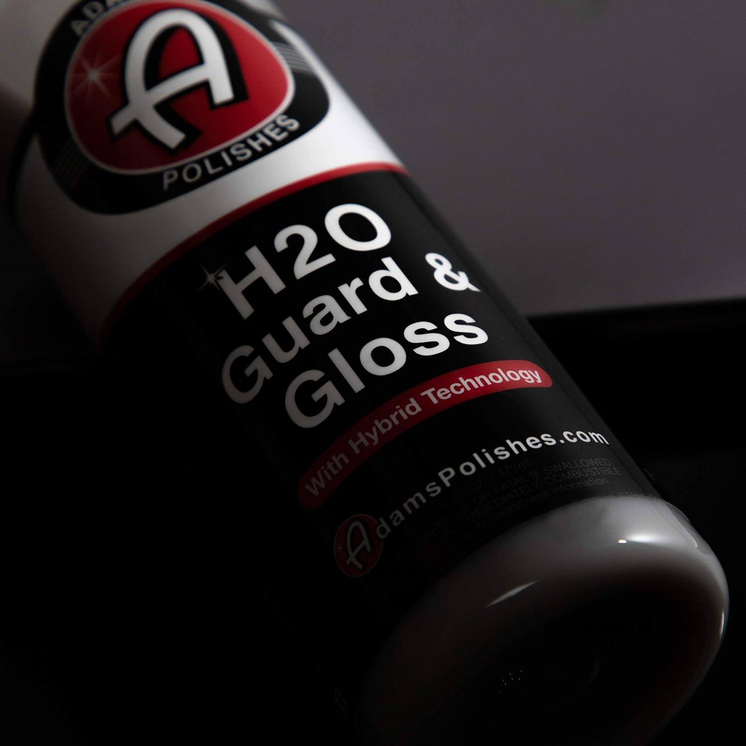 image:imageAdams Polishes H2O Guard amp Gloss Gallon Car Detailing Hybrid Top Coat Silica Sealant Car Wax amp Polish Quick Detailer After Car Wash Seals Shines and Protects All Exterior Surfaces640 Fl Oz Pack of 1