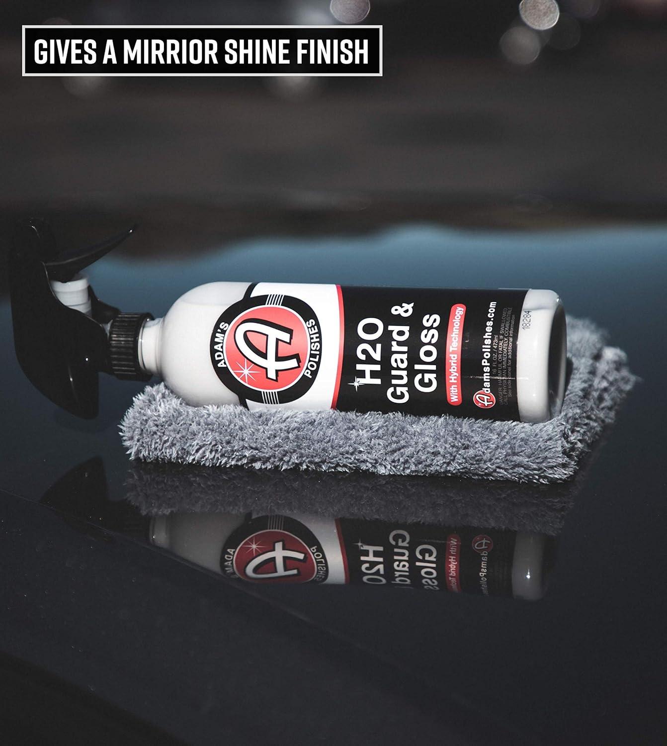image:imageAdams Polishes H2O Guard amp Gloss Gallon Car Detailing Hybrid Top Coat Silica Sealant Car Wax amp Polish Quick Detailer After Car Wash Seals Shines and Protects All Exterior Surfaces128 Fl Oz Pack of 1