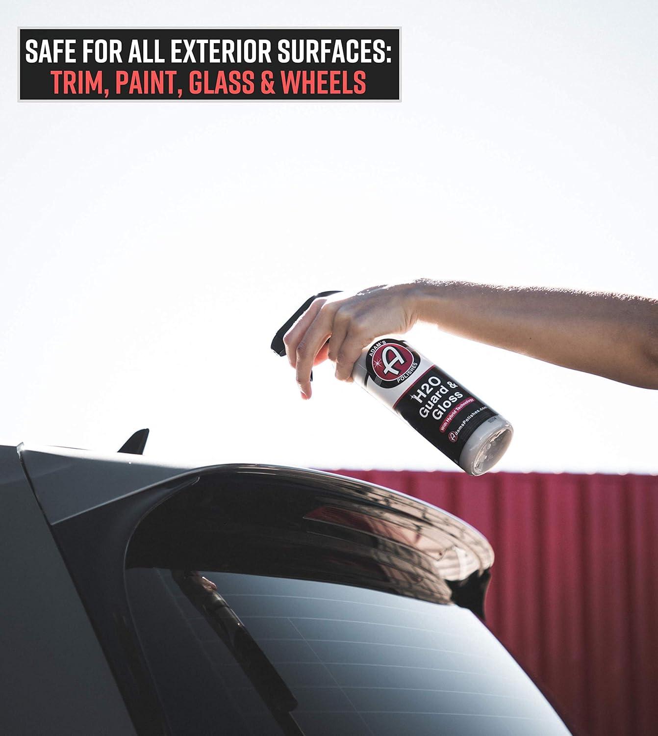 image:imageAdams Polishes H2O Guard amp Gloss Gallon Car Detailing Hybrid Top Coat Silica Sealant Car Wax amp Polish Quick Detailer After Car Wash Seals Shines and Protects All Exterior Surfaces128 Fl Oz Pack of 1