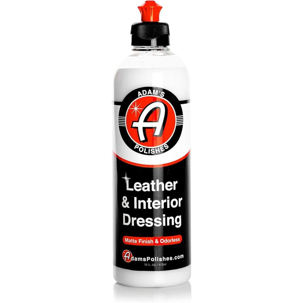 image:imageAdams Polishes Leather amp Interior Matte Finish Dressing Conditions amp Restores Leather Vinyl Plastic Interior Surfaces Odorless Long Lasting UV Protection That Improves Feel of Your Interior