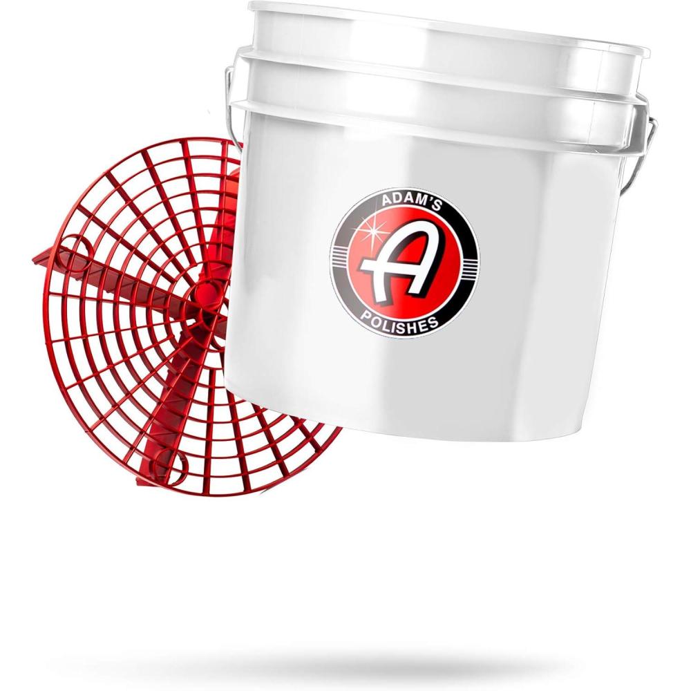 image:imageAdams Polishes Wash Bucket 35 Gallon Bucket  Grit Guard  Car Detailing Tool for Car Washing amp Garage Storage  Stores Car Wash Soap Foam Cannon Foam Gun Microfiber Towels amp More35 Gallon Bucket  Grit Guard