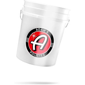 Adam’s Polishes Wash Bucket (3.5 Gallon Bucket + Grit Guard) – Car Detailing Tool for Car Washing & Garage Storage | Stores Car Wash Soap, Foam Cannon, Foam Gun, Microfiber Towels & More(5 Gallon Bucket)