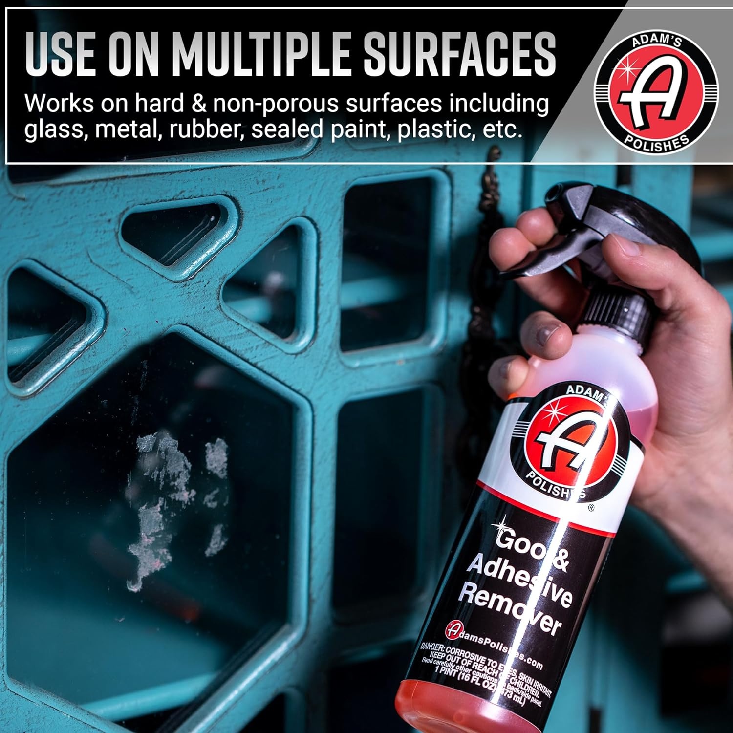 Adam’s Polishes Goo & Adhesive Remover – Non-Toxic Goo, Bumper Sticker ...